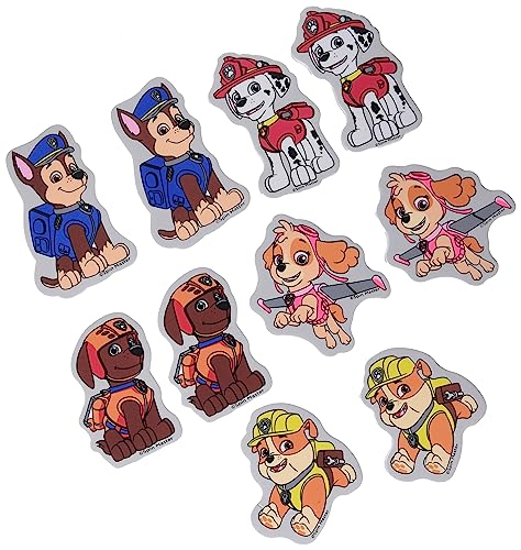 Nickelodeon PAW Patrol Foam Bath Wall Clings, 10 Pack, Durable