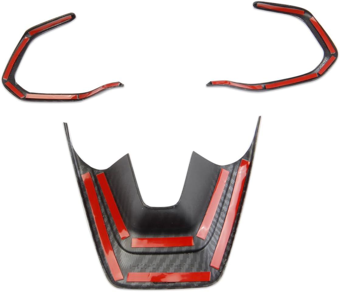 Carbon Fiber Style Steering Wheel Cover Molding Trims for 2022-2025 Lexus NX,2023-2025 RX/TX/RZ/GX