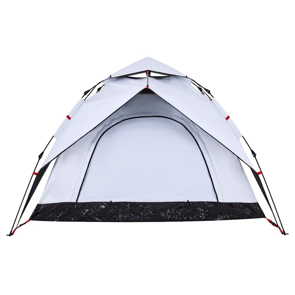 Tienda de campaña domo para personas, verde, con sistema de liberación rápida, tienda familiar impermeable para aventuras al aire libre, protección contra insectos, conexión E