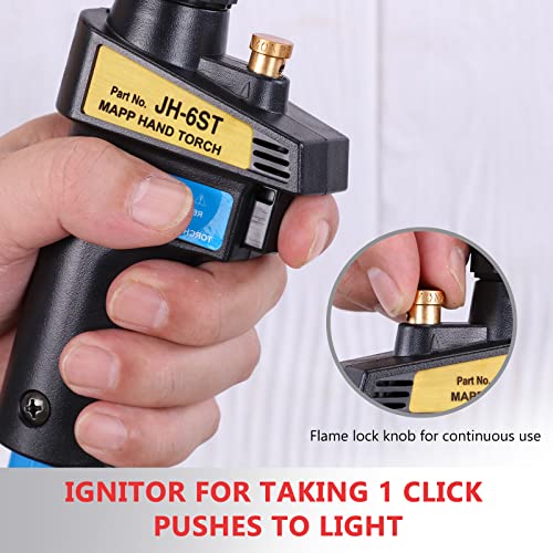 Propane-Torch-BBQ-Torch-MAPPMAPPROPANE-Gas-TorchSoldering-Torch-Fast-ignition