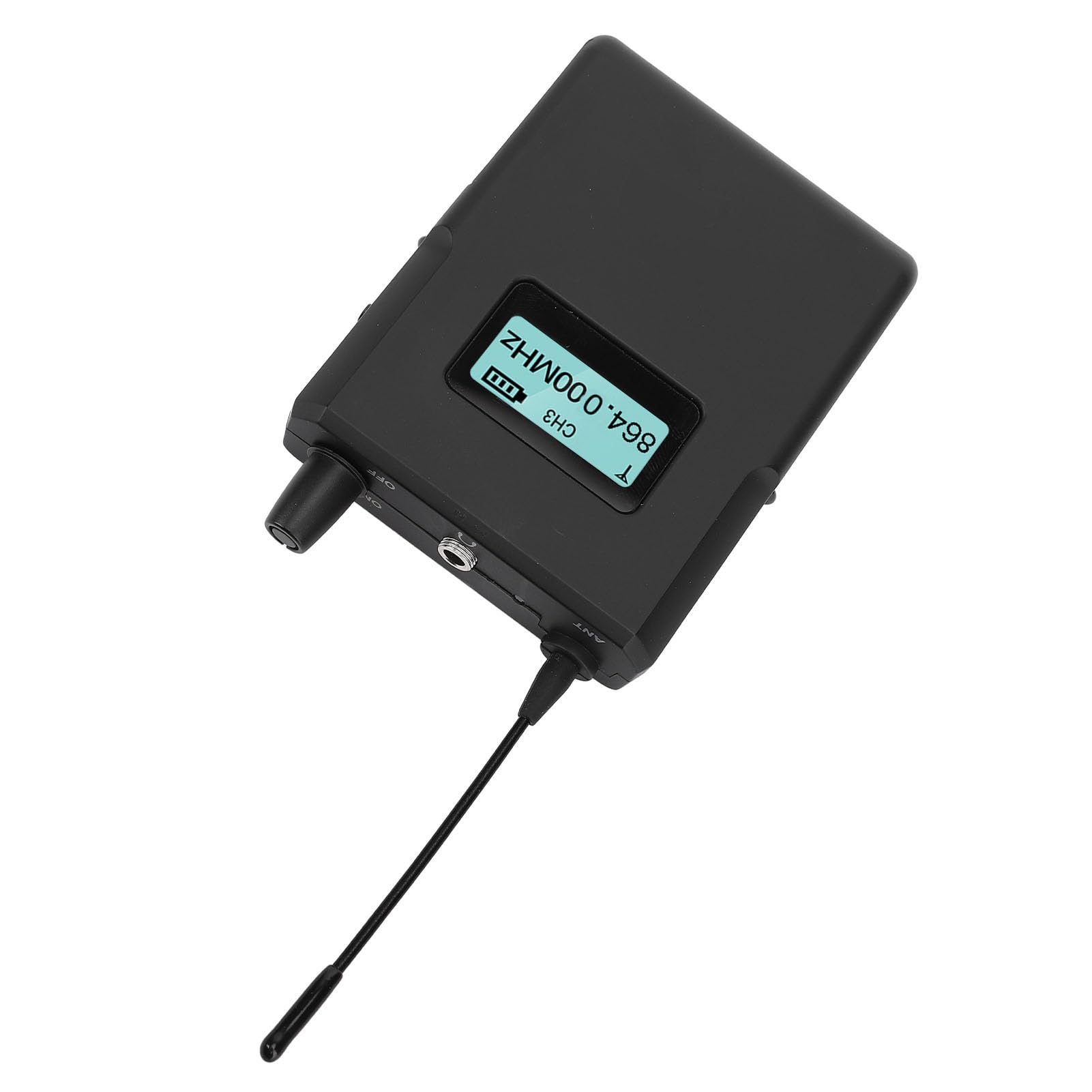 Pongnas Odbiornik Douszny Cyfrowy 863–865MHz z 36 Częstotliwościami, LCD,