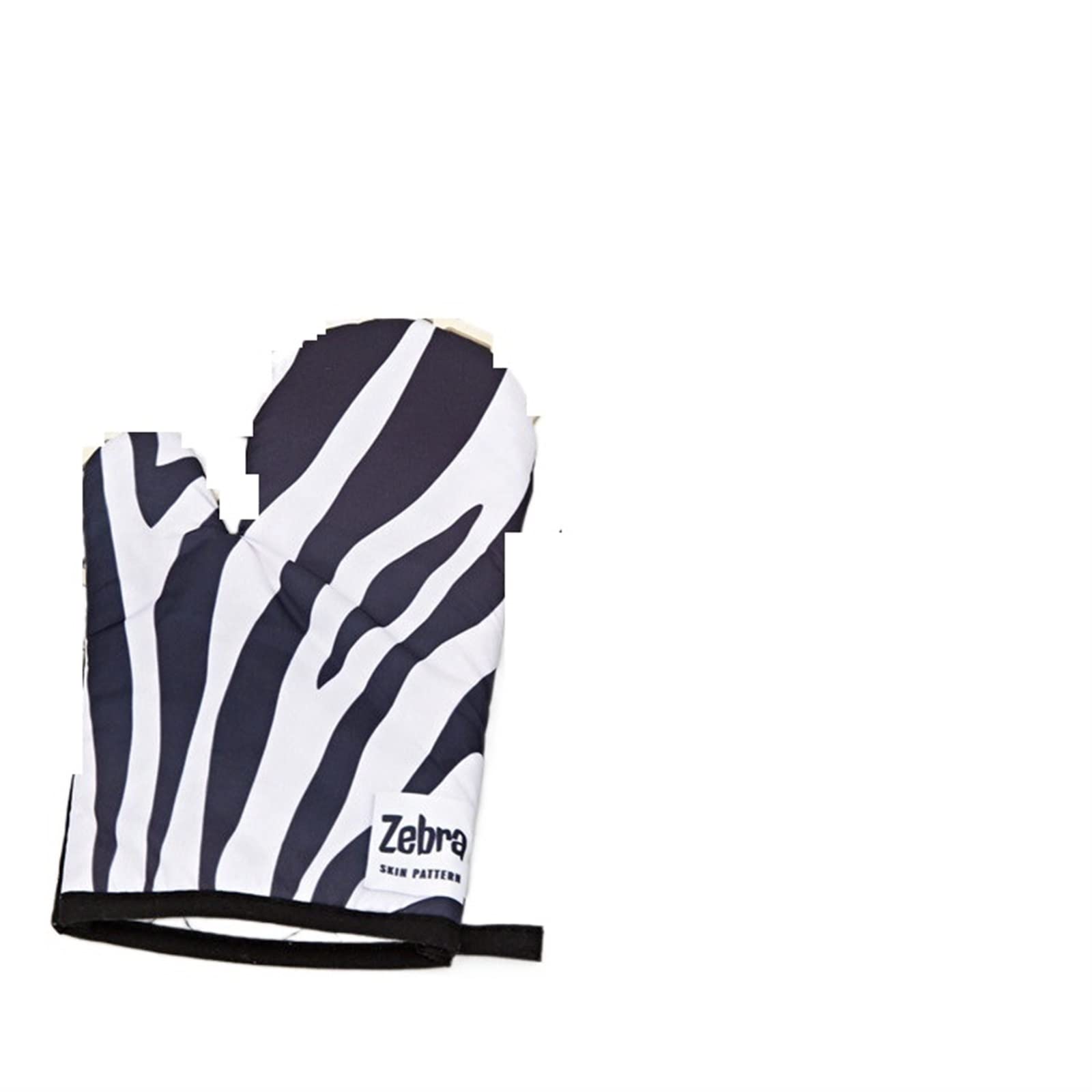 Rękawice do pieczenia Leopard Print Rękawica kuchenna Podkładka Zebra Paski Pieczenie Mikrofalowa Mata Izolacyjna Anty-Gorąca Krowa Stria Akcesoria kuchenne Wystrój (rozmiar: 1) ()