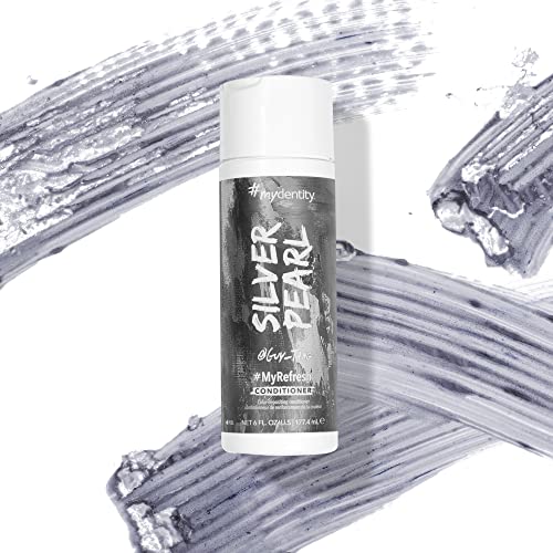 #Mydentity Myrefresh Color Depositing Conditioner, Silver Pearl, 6 Oz | Temporary Hair Dye | Color Lasts Up To 25 Washes #TOP1