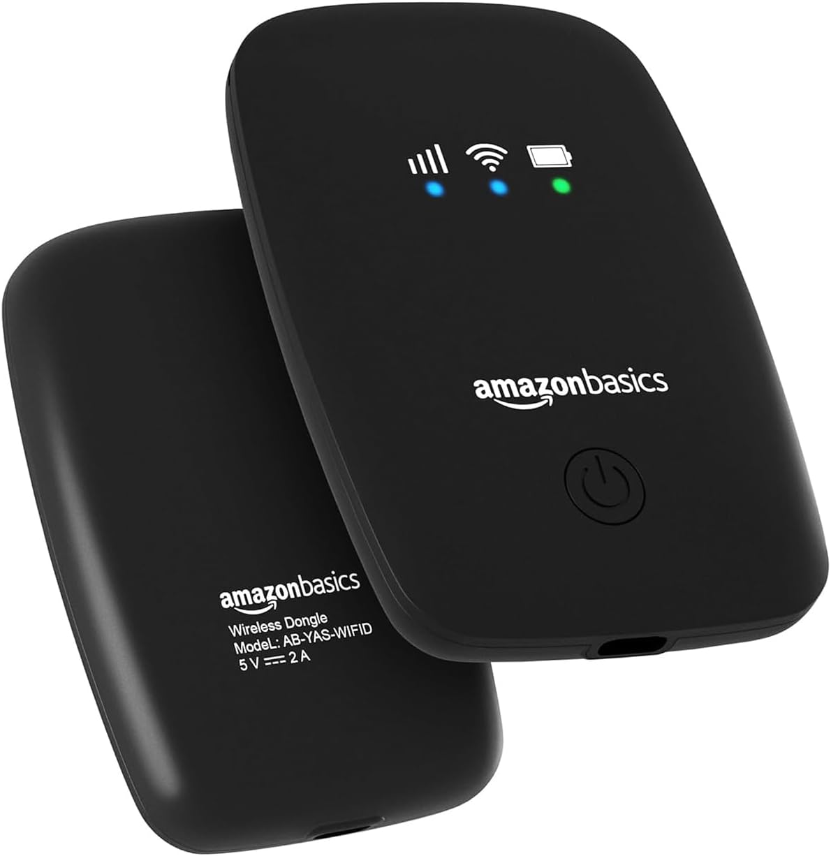 4G LTE Wireless Dongle with All Sim Network Support|Single_Band Plug & Play Data Card Stick with Up to 150Mbps WiFi Hotspot|2200Mah Rechargeable Battery| Sim Adapter Included (Black)