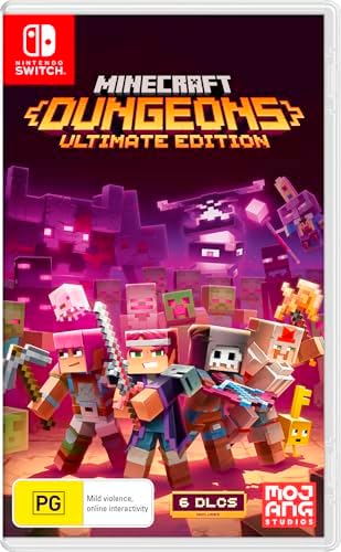 NINTENDO SWITCH Minecraft Dungeons (Ultimate Edition) - For Nintendo Switch : Video Games