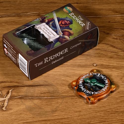PolyHero Ranger D20 Brújula Spinner para RPG miniatura 7
