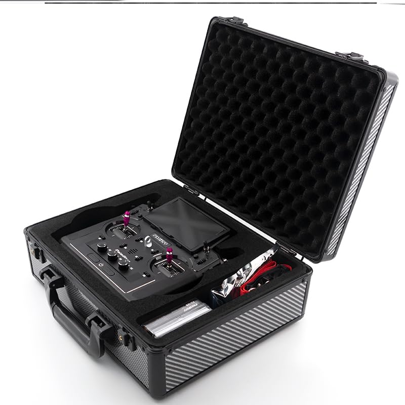 FlySky Paladin PL18 caja de protección contra golpes en control remoto de fibra de carbono