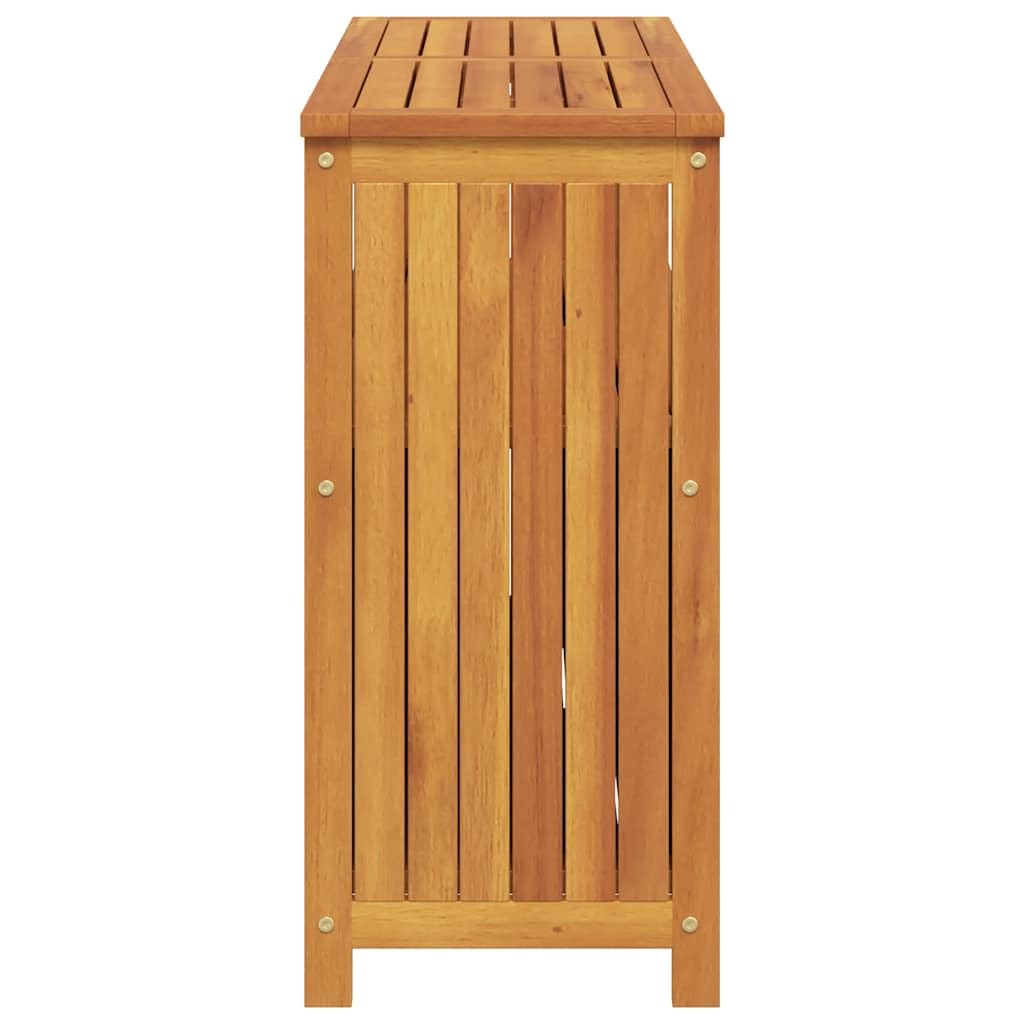 vidaXL Tavolo Consolle da Giardino 110x35x75 cm Legno Massello Acacia