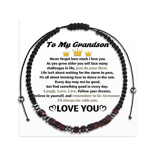 Morse Code Bracelets for Boys Back to School Supplies First Day of School Gifts for Son Grandson Teen Boys Gifts