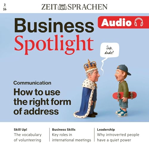 Business Englisch lernen Audio &ndash; How to use the right form of address Titelbild