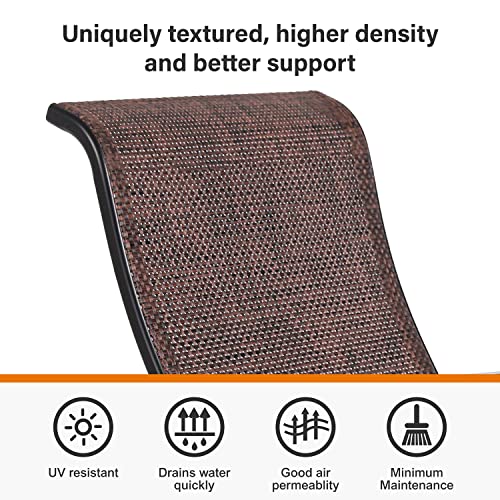 Anmutig Aluminum Frame Adirondack Chair, Patio Adirondack Chair Weather Resistant, Lawn Chair For Outdoor Porch Garden Backyard Deck (Black) #TOP5