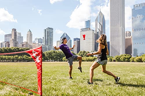Kickit Inferno | The Original LED Birdie Soccer Trainer | Play at Night Outdoors, Indoors or Backyard, Beach or Tailgate, All Ages Fun & Travel Friendly (Inferno LED - Red) by Kickit - Image 6
