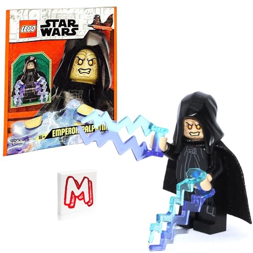 LEGO Star Wars Minifigure - Emperor Palpatine (with Two Electric Bolts) 2021 Version