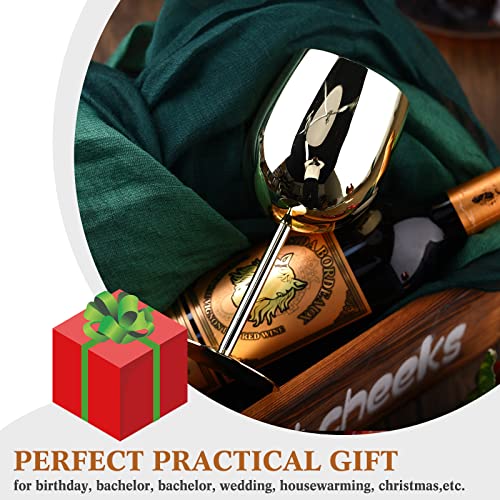 Irenare 12 Pack Stainless Steel Wine Glasses Metal Unbreakable Wine Glass 12 Oz Portable Steel Wine Glass Wine Goblet Stemmed Wine Glasses Goblet Set For Party Travel Camping Outdoor Activity (Gold) #TOP5