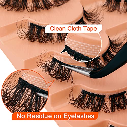 Natural Cluster Lashes D Curl Eyelash Extensions Wispy Individual Lashes Strips False Eyelashes Diy Lash Extensions Multipack By Eefofnn #TOP2