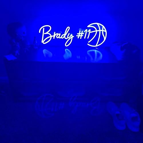 Miniatura 6 de Custom Neon Signs for Bedroom Home Decor, Personalized Large LED Neon Light Sign for Wedding Party, Wall Art, Birthday Room Shop Logo Bar Name Neon