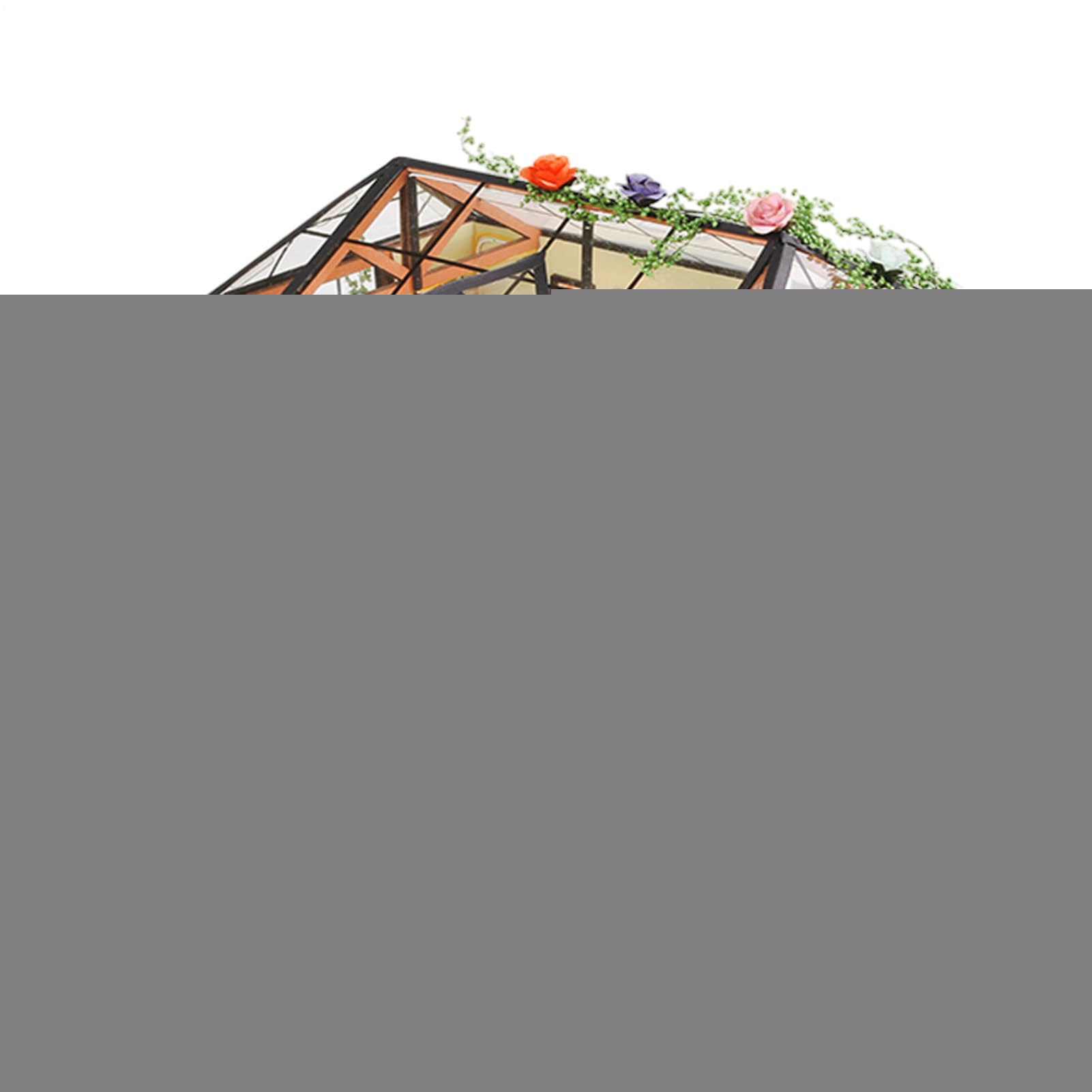 Kit Costruzione Mini Casa Progetti Mini Serra Legno Fatti a Mano | Kit Costruzione Serra con Mobili, Utensili e Colla Per Adulti Arredo Stanze Natale Compleanno Artigianato e Progetti
