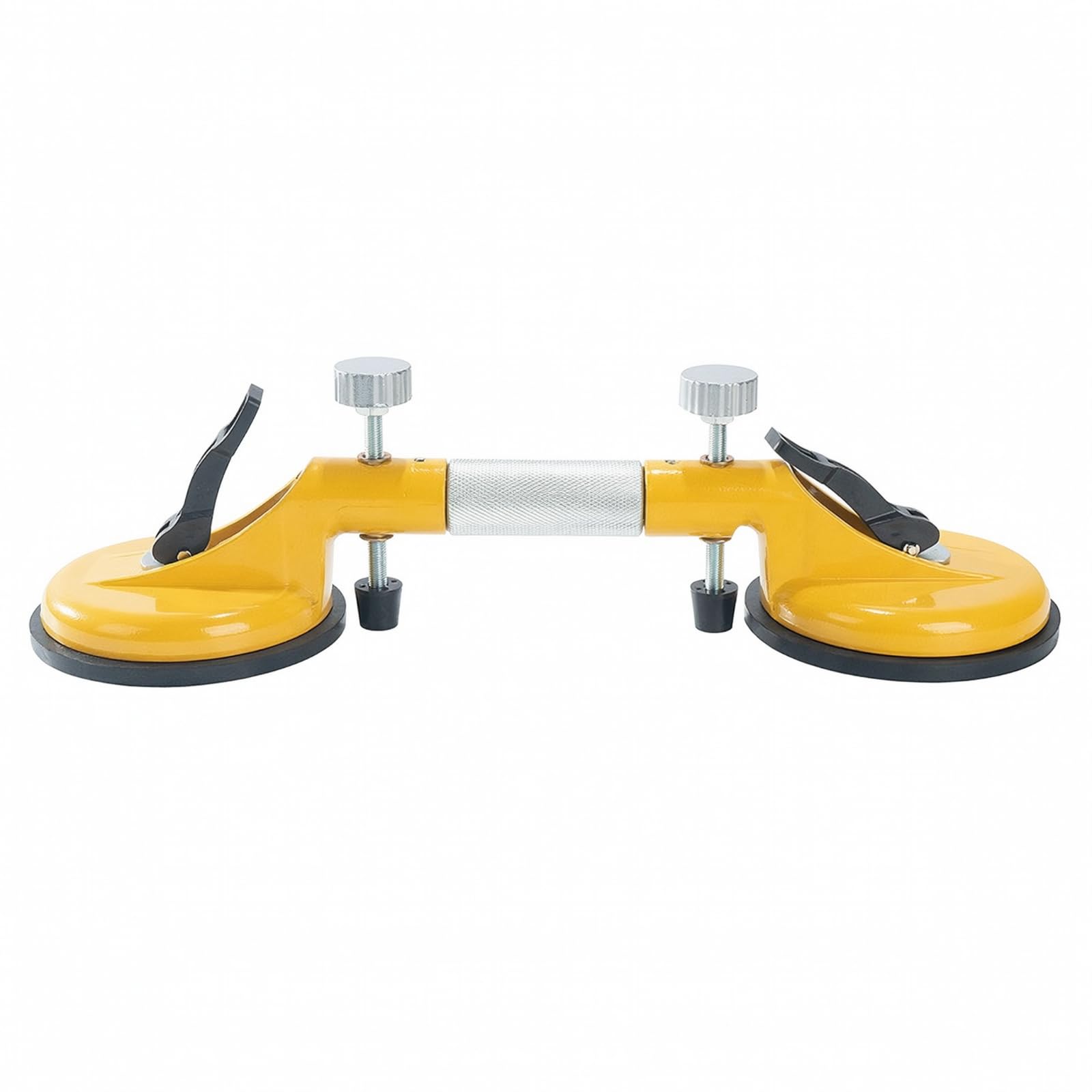 Ventosa cción Doble Ergonómico | Mango Central Moleteado, Nivelador Piedra con Ventosas, Ajustable, Herramienta