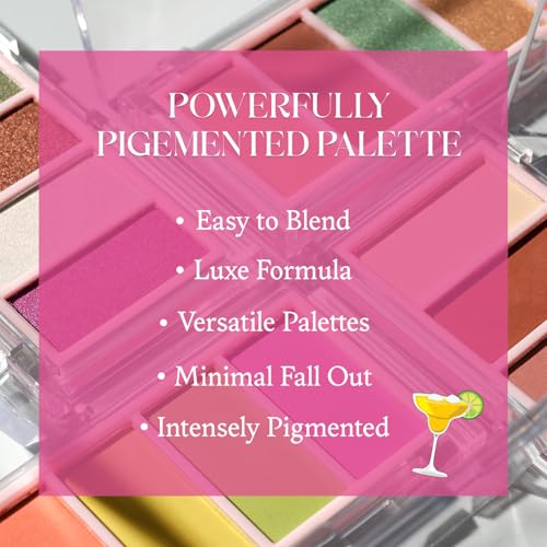 Image of Glam21 Eye Spirits Eyeshadow Palette | Highly Pigmented Matte & Shimmer Shades | Blendable & Crease-Proof Formula | Long Lasting Eye Makeup Palette | 18gm, Mojito-02