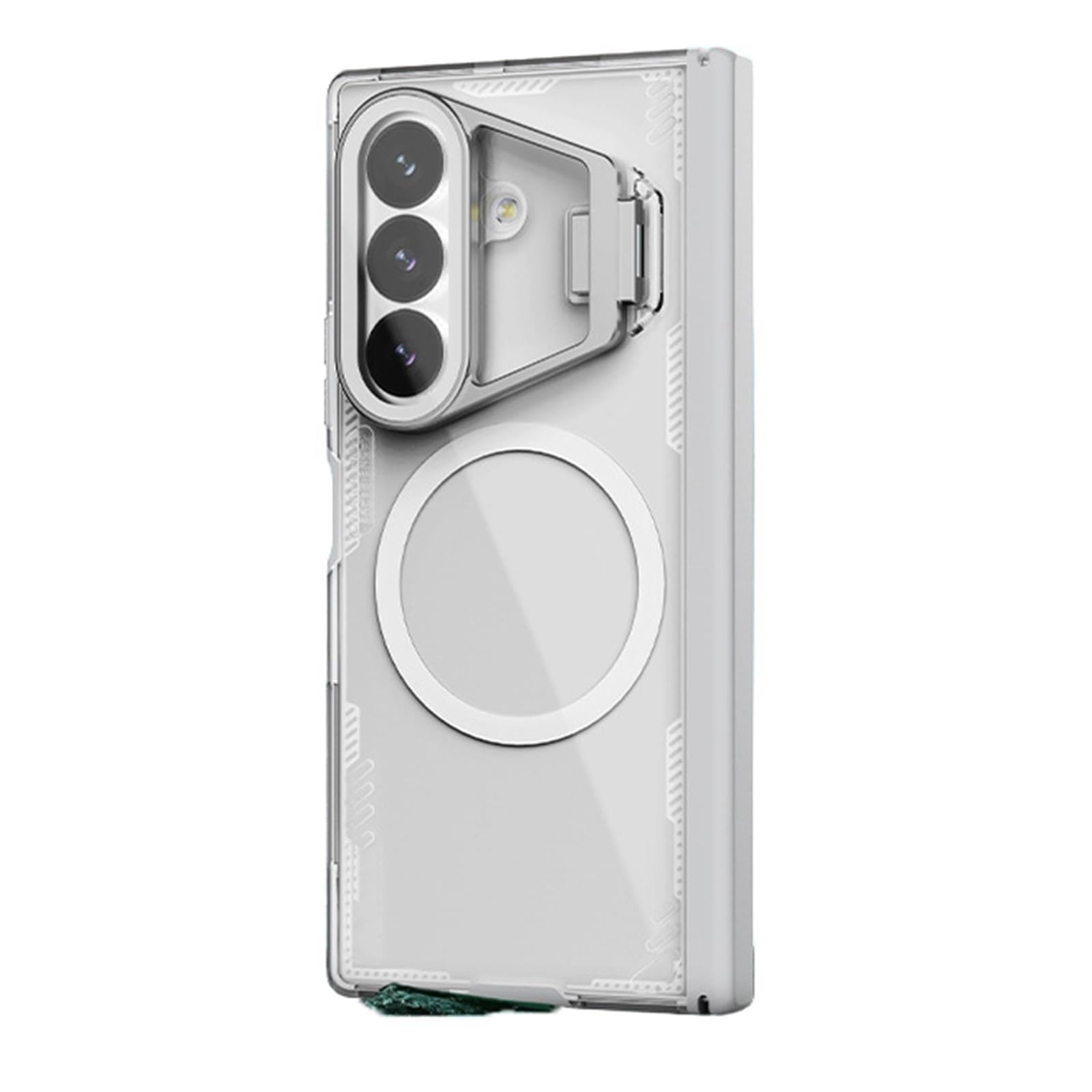 Custodia Per Samsung Galaxy Z Fold 8 Ultra, Trasparente Magnetico Case