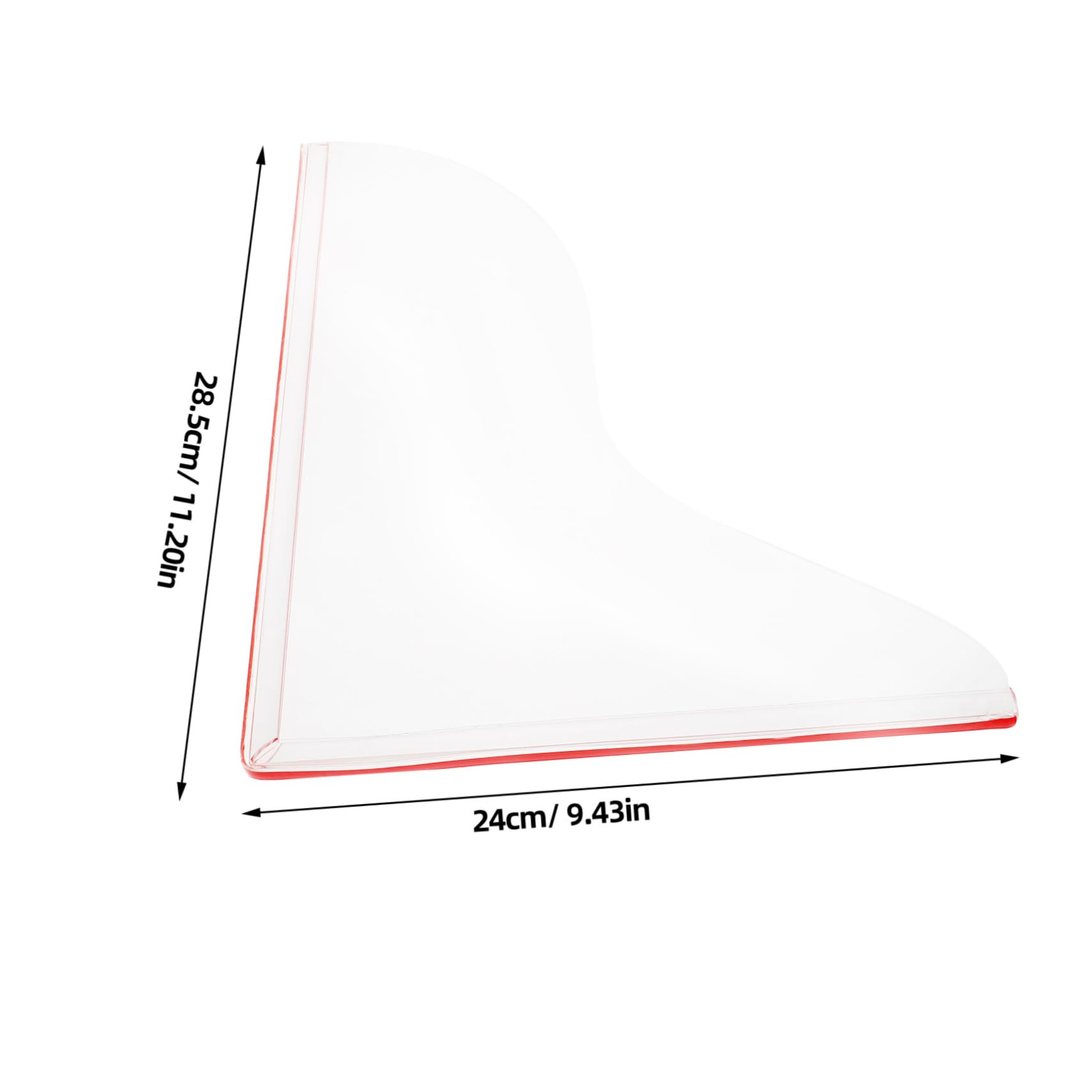 CONGARTENO 1pair Large Shower Splash Guard Bathtub Side Barrier with Decorative Patterns for Easy Installation Transparent Design to Keep Water Inside Bath