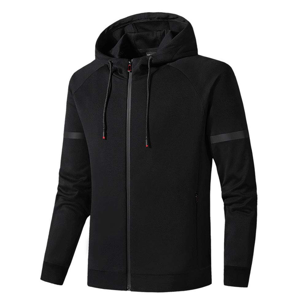 Męska wiosna jesień bluza bluza z kapturem sweter kurtka sport fitness kardigan bluza z kapturem bluza z kapturem płaszcz z dzianiny duży i wysoki