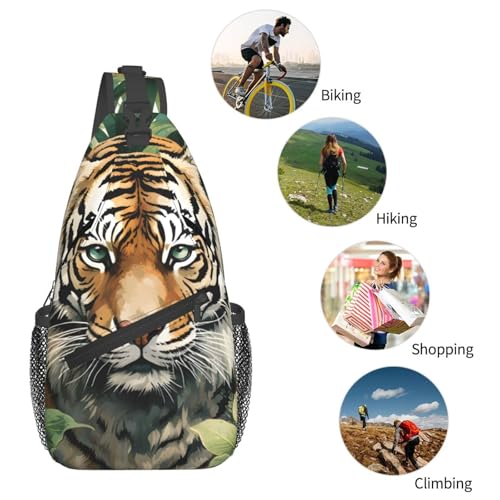 Mochila bandolera unisex ligera para viajes y exterior miniatura 6