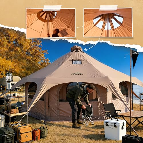 WildFinder 16.5ft Canvas Bell Tent
