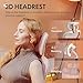 FLEXISPOT Foldex Ergonomic Office Chair, Folding Chair for Small Spaces with Lumbar Support, Flip-up Armrests, 3D Headrest, Desk Chairs with Footrest for Work,Video Game (Foam Black)
