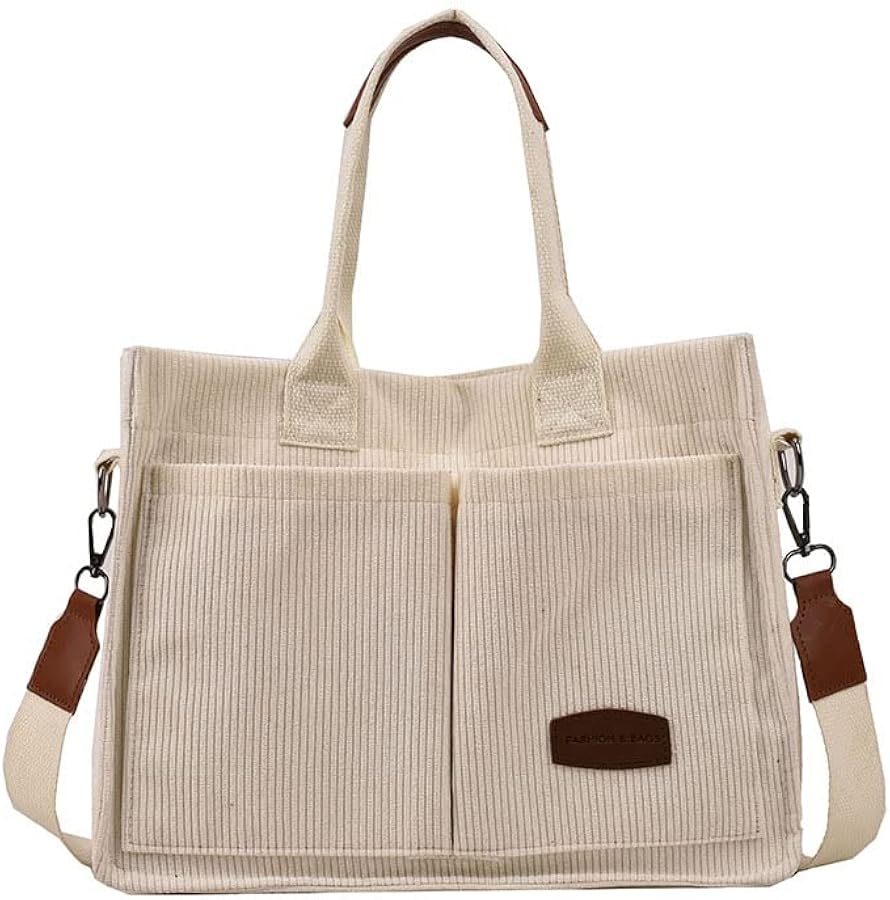 Corduroy crossbody tote bag Clearance