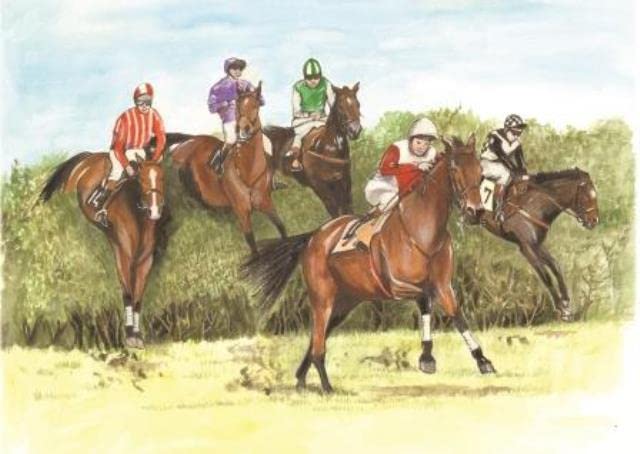 Puzzle de 1000 piezas The Steeple Chase de Sue Podbury Collection