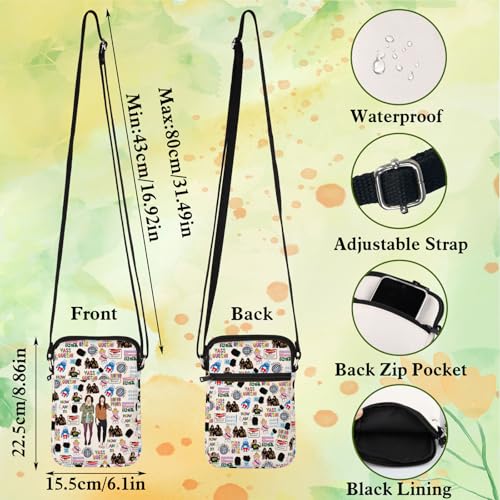 WZMPA Abbi & Ilana Crossbody Bag Comedy Lover Gift Yass Queen Adjustable Strap Bag Abbi & Ilana Merch2