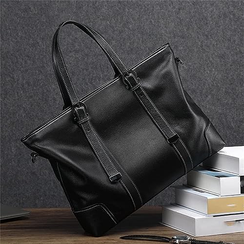 Business Leather Clutch Casual Briefcase Men Shoulder Crossbody Handbag4