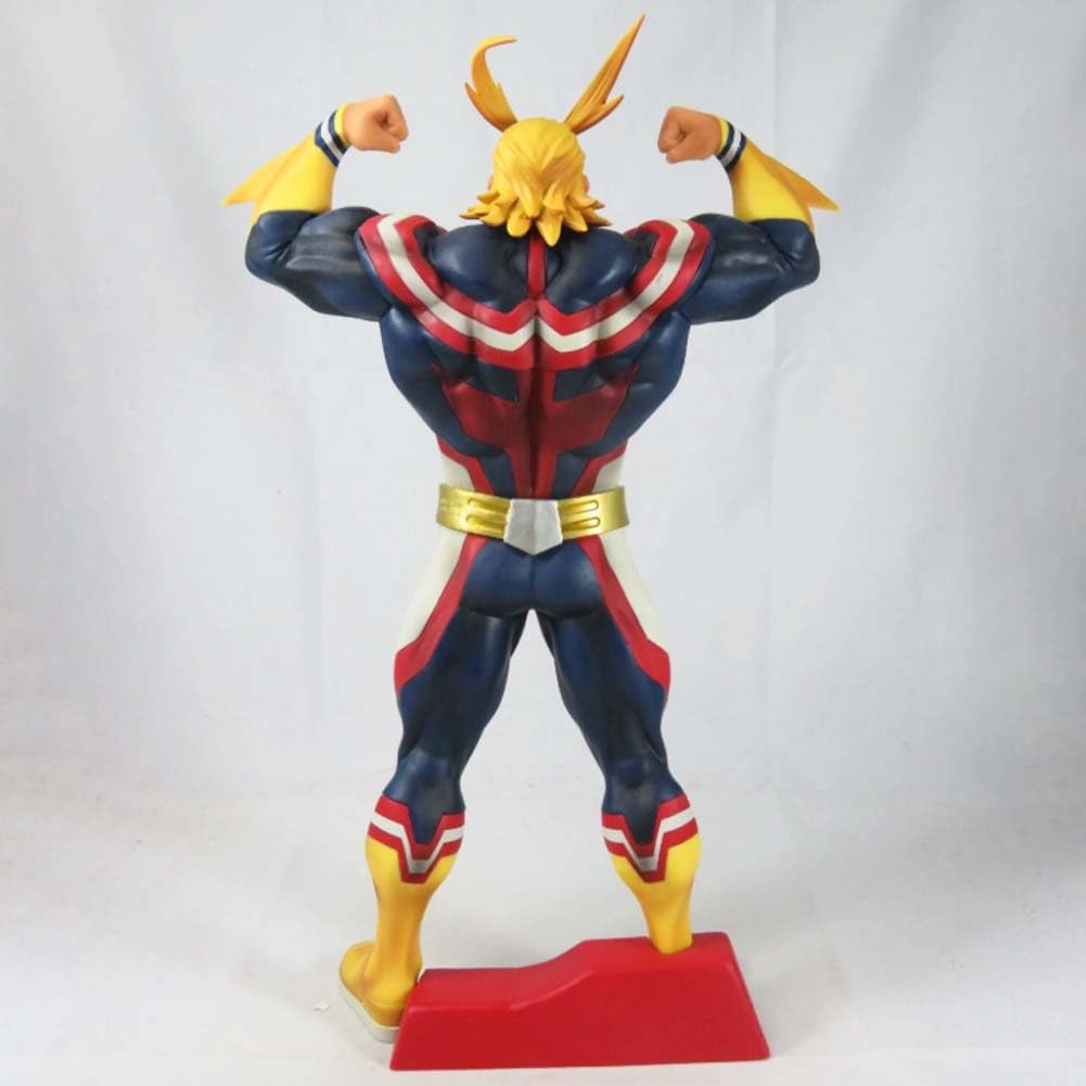 MHA Anime ALL MIGHT Figura de personaje de acción ALL-MIGHT estatua de personaje de acción modelo de anime, figura de acción de anime, adornos de escritorio coleccionables, 28 cm