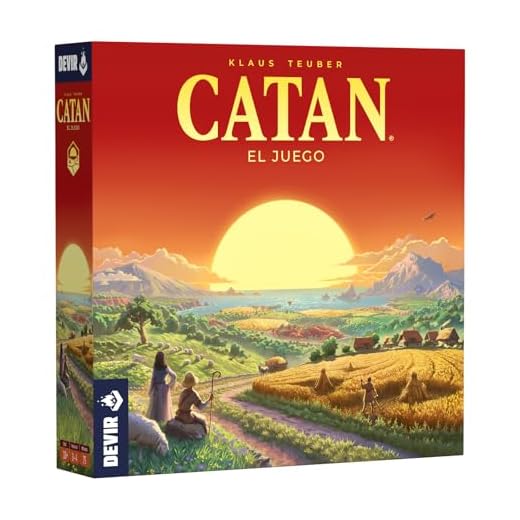 Explorando el Fascinante Mundo de los Juegos y Juegos de Mesa 5 Devir - Catan, Juego de Mesa, 3-4 jugadores, Juego de Mesa Familiar, Juego de Mesa para jugar con Amigos (BGCATAN)