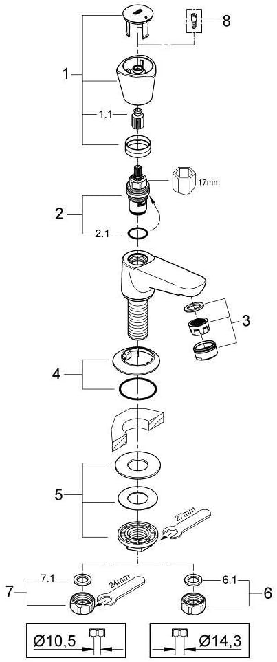 Grohe Costa S Tap Ref. 20405001