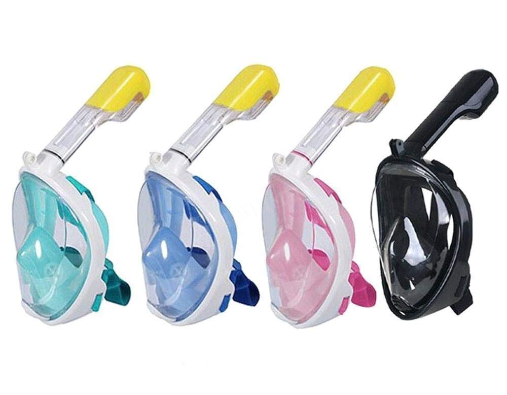Dunny Dive M2068G Fullface Silikon Maske Şnorkel L/XL Set, su sporları, plaj malzemesi, şişme ürün,