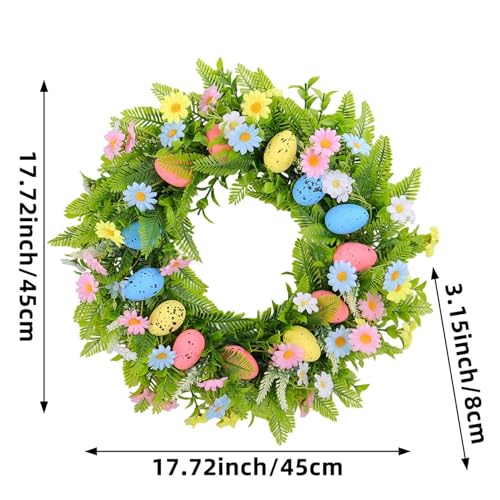 Couronne de Pâques fleurie pour illuminer votre table de restaurant