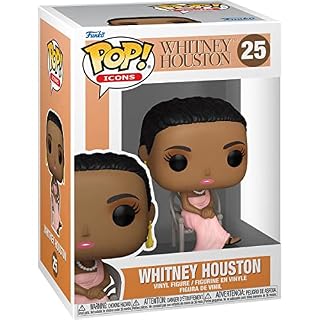 POP Icons: Whitney [Houston] – Figurine en vinyle Debut Funko Rocks (livrée avec étui de protection compatible), multicolore, 9,5 cm – Image 3