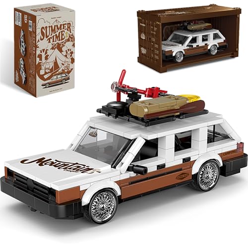 dOMOb Quantum Camper Car Building Blocks Kit – 457 pcs Building Blocks Set w/Container Display Box – Modular Scale 1:32 Model – Bricks Toy for Kids & Adults 8+ – for Boys, Hobbyist, Collector
