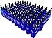 Dropper Stop 2oz Cobalt Blue Glass Dropper Bottles (60mL) with Tapered Glass Droppers - Pack of 80