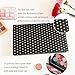 Double Layer Book Shape Empty Magnetic Eyeshadow Makeup Palette with Mirror and 20pcs Adhesive Stickers, Sliver Stars Cover, Fits Standard and Deep Pans (Not Included Eyeshadows)
