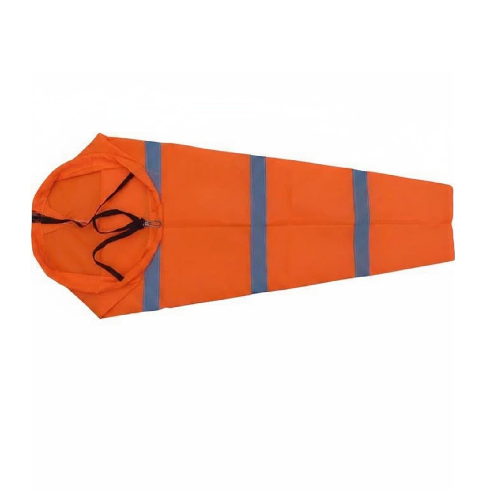 High-Visibility Reflective Wind Direction Sock 360-Degree Rotation Airport Windsock Waterproof Striped Wind Cone Corrosion-Resistant for Pilots, Industrial Sites, Marine, Helipad, Orange, 80CM-image-6