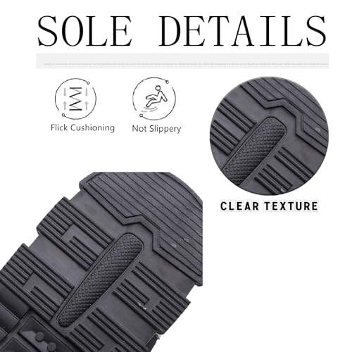 Men's Leather Lace Up Chukka Ankle Boots Casual Comfortable Round Toe Anti-slip Flat Oxford Booties for Office Driving Walking Sports Boots3