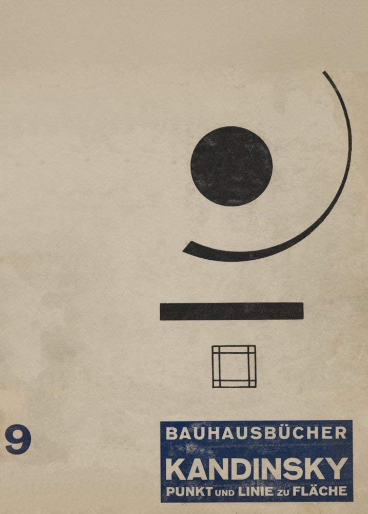 RPW Roystone Print Works Vintage Bauhaus 'Punkt und Linie', Germany, 1925, Kandinsky, Reproduction 200gsm A4 / A3 Vintage Bauhaus Poster (A4)