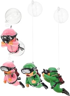 POPETPOP Brinquedos Miniforça 4pcs flutuando mergulhadores de peixes flutuantes decorações de tanques flutuantes ornamentos mergulhadores Brinquedos Em Miniatura