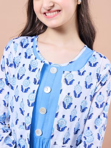 Image of Pspeaches Girls Dress with Long Cape