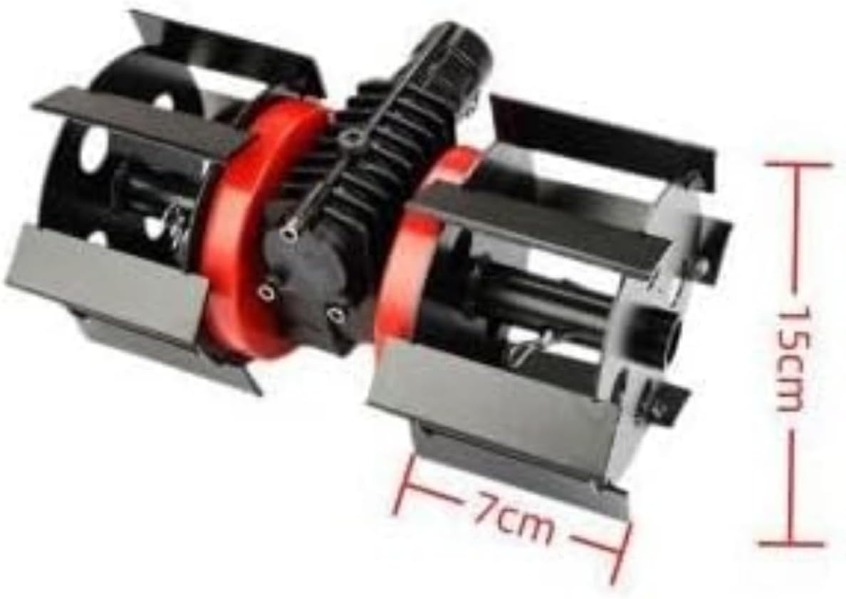 FiveLn 土起こし・除草用多機能ホイール 雑草除去と土壌ほぐしが2イン1 小型 軽量 高効率 除草 使いやすい 丈夫で耐久性があ