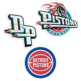Desert Cactus Detroit Pistons Acrylic Magnet 3-Pack (Vintage A)