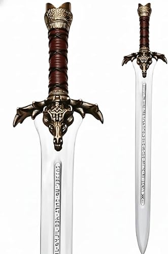 Espada vikingo Conan The Steel Barbarian Father Prop hecha a mano, espada atlante de Damasco Conan, espada vikinga, regalos vikingos para hombres,